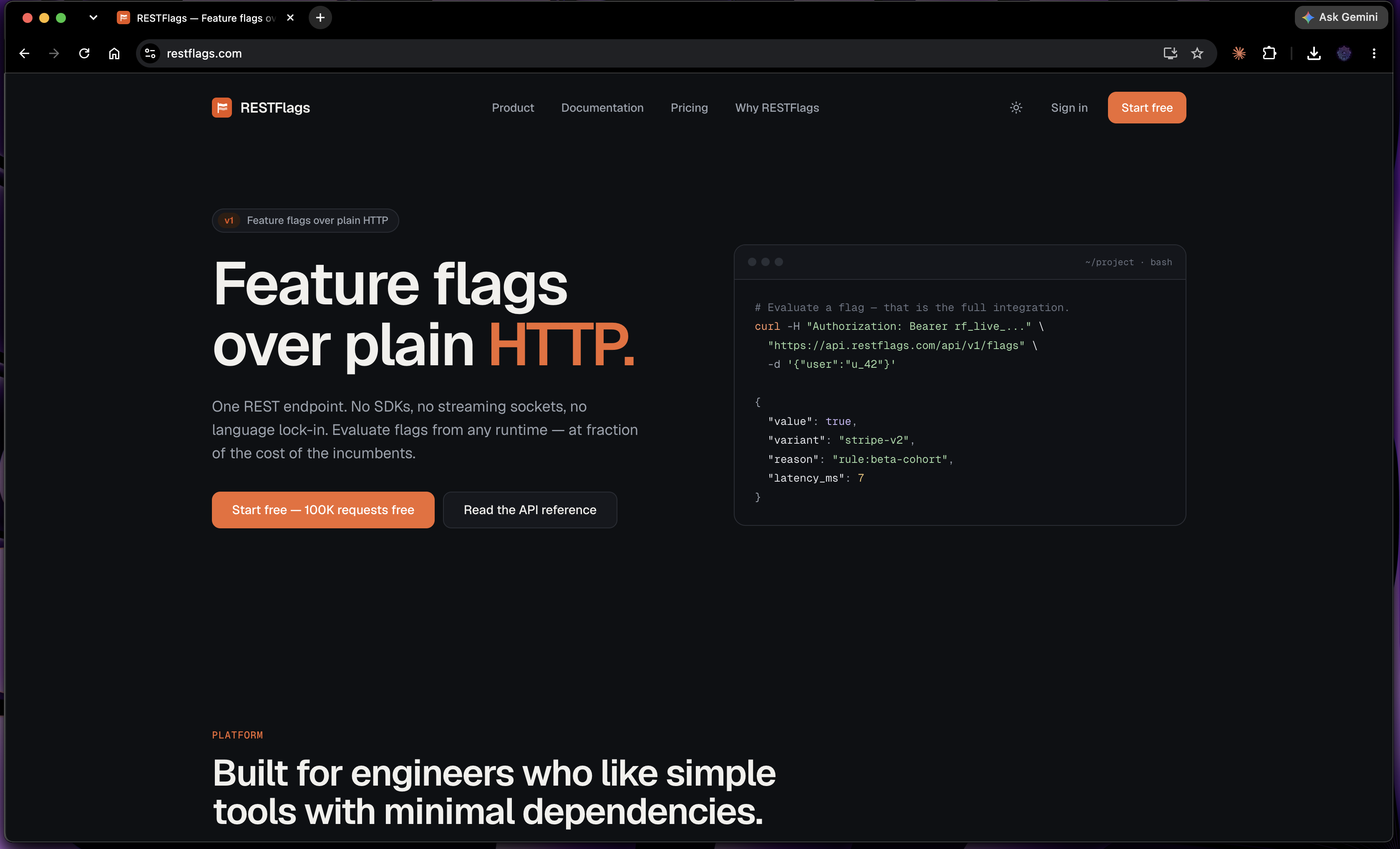 RESTFlags.com preview